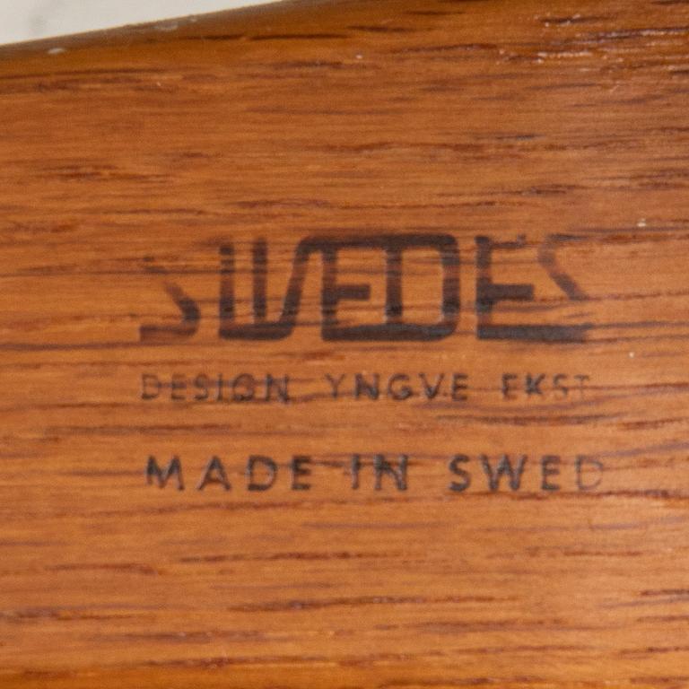 Yngve Ekström, fåtölj med fotpall "Lamino", Swedese.