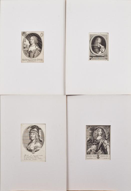 GRAFISKA BLAD, 12 stycken, 1800-tal.