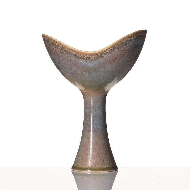 Stig Lindberg, a stoneware vase, Gustavsbergs studio Sweden 1961.