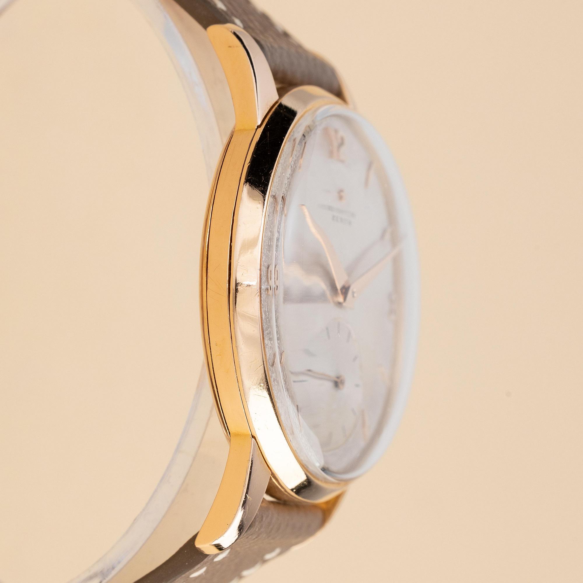 Zenith, "Rose Gold Jumbo", "Cal 135", "Second Series", ca 1954.
