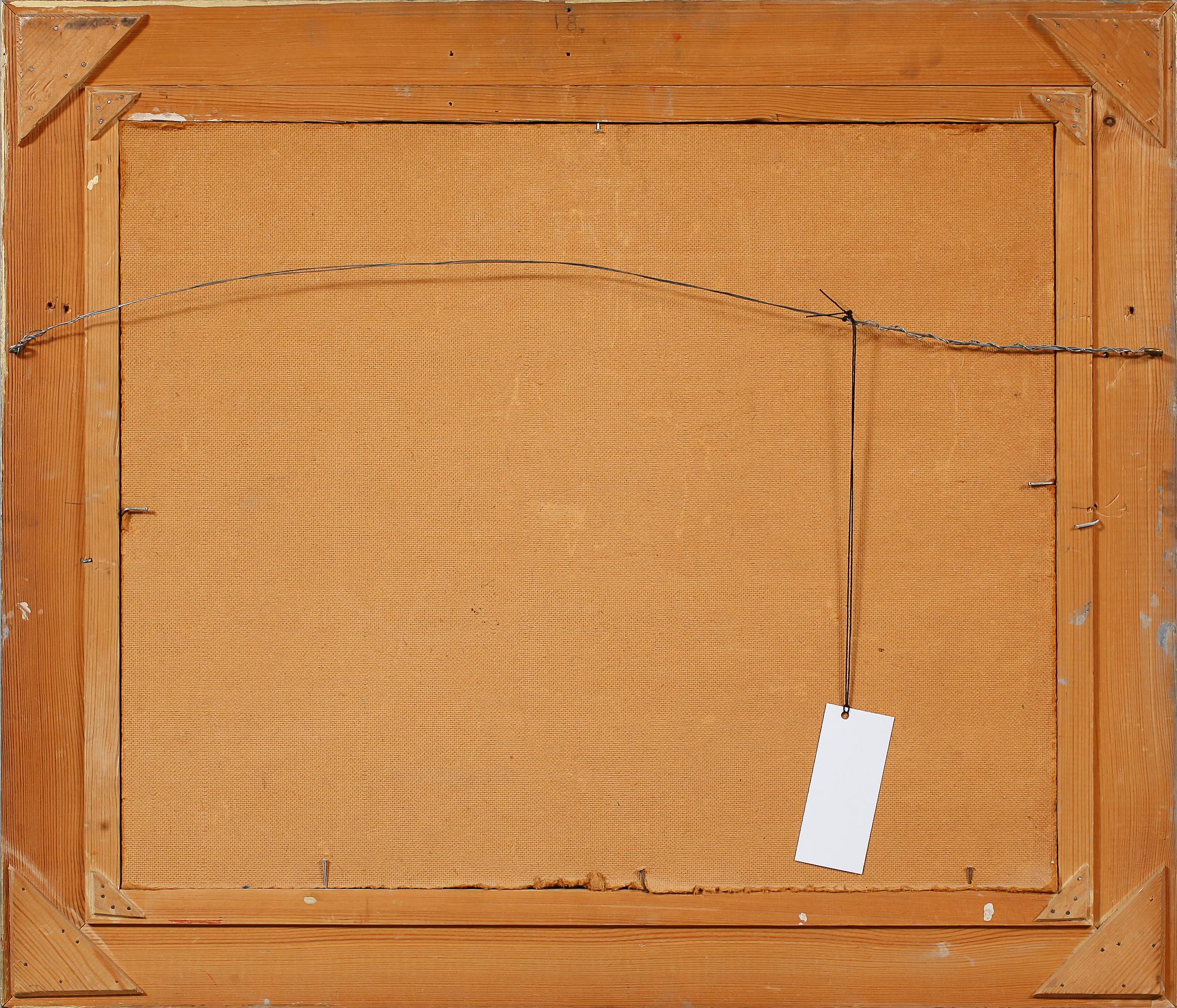 TORD LEANDER-ENGSTRÖM, olja på pannå, signerad.