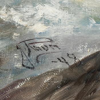 JOHANNES RAVN, olja på duk, signerad och daterad -48.