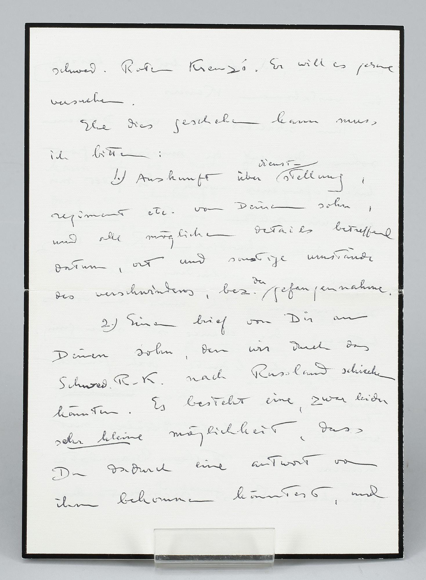 KUNGLIGA BREV, 2 st, Kronprins Gustaf Adolf av Sverige, dat och undertecknade 1930 resp 1947.