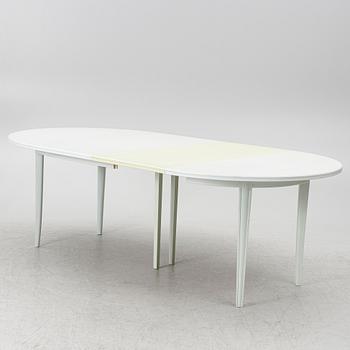 Carl Malmsten, a dinner table with six chairs, 'Brunnsviken', Sweden, second half of the 20th century.