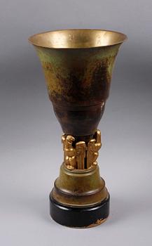 PRAKTPOKAL, mässing, 1920-30-tal.