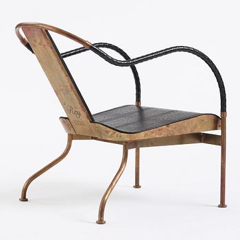 Mats Theselius, an 'El Rey' armchair, ed. 35/360, Källemo, Sweden, post 1999.