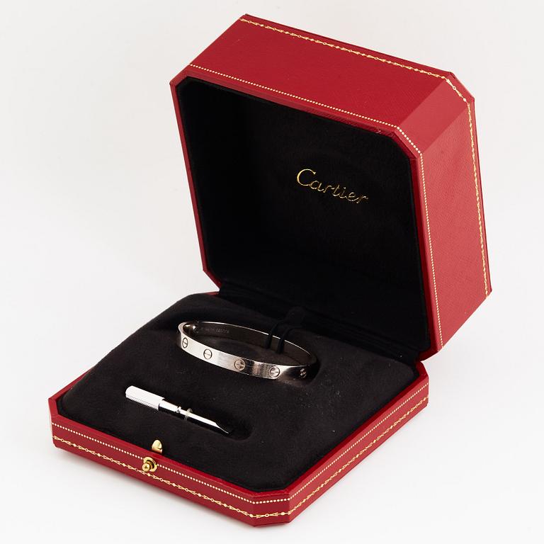 A Cartier "Love" bracelet.