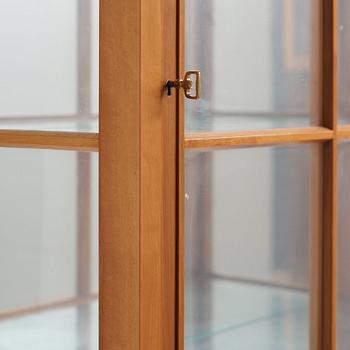 Josef Frank, a walnut showcase cabinet, Svenskt Tenn, Sweden, model B 2217, probably 1950s.