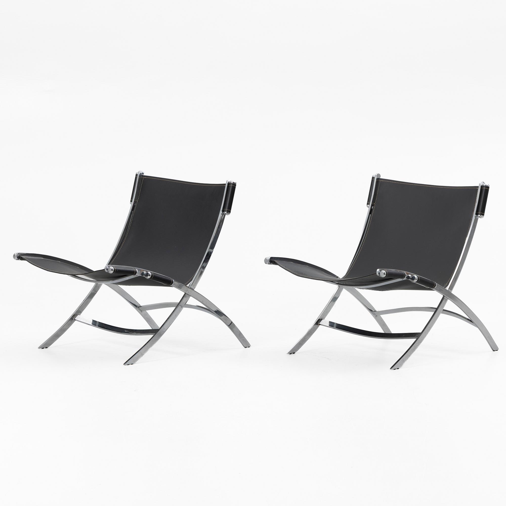 Antonio Citterio, Pair of armchairs, “Timeless”, Flexform, 2000s.
