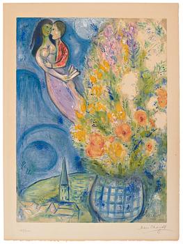 582. Marc Chagall After, "Les Coquelicots".