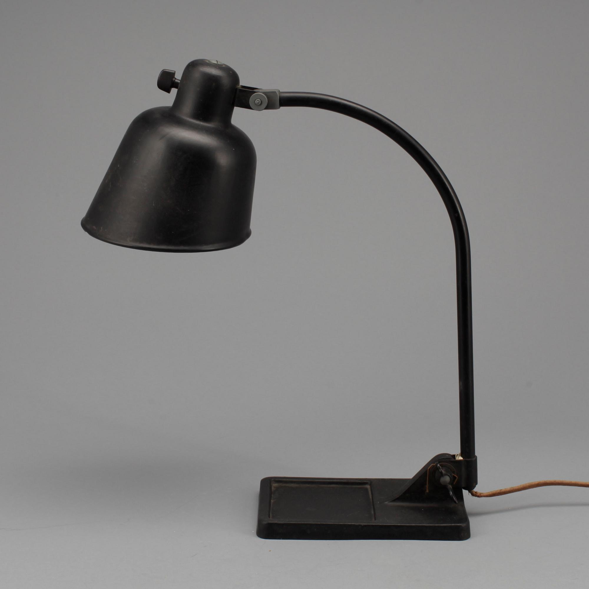 BORDSLAMPA, funkis, 1930/40-tal.