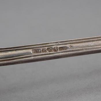 SILVERSKEDAR, 10 st, bl a Ryssland, 1800/1900-tal, tot vikt ca 391 gram.