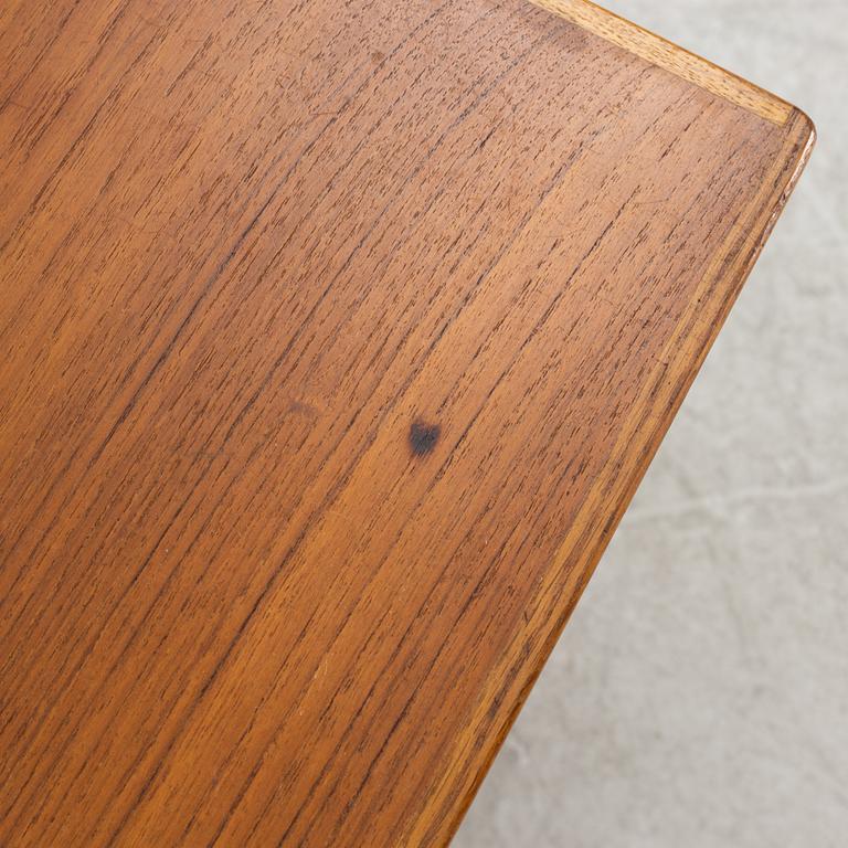 Yngve Ekström, teak, nesting tables, 3 pieces, 1950s/60s.