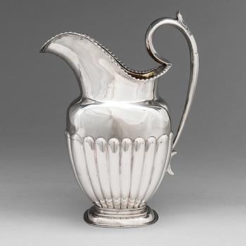 A Russian silver pitcher, maker's mark Vasily Sorkovanov, Moscow 1822.