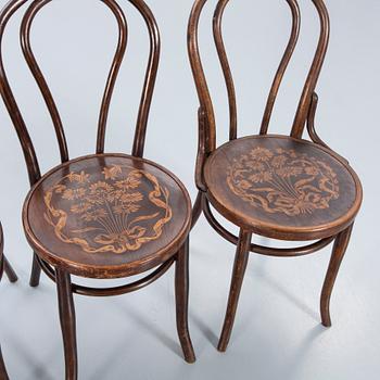 Chairs, Mundus, bentwood, first half of the 20th century.