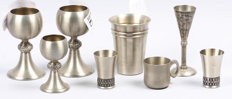 PARTI TENN, 14 delar, bla TESI, 1900-talets andra hälft.