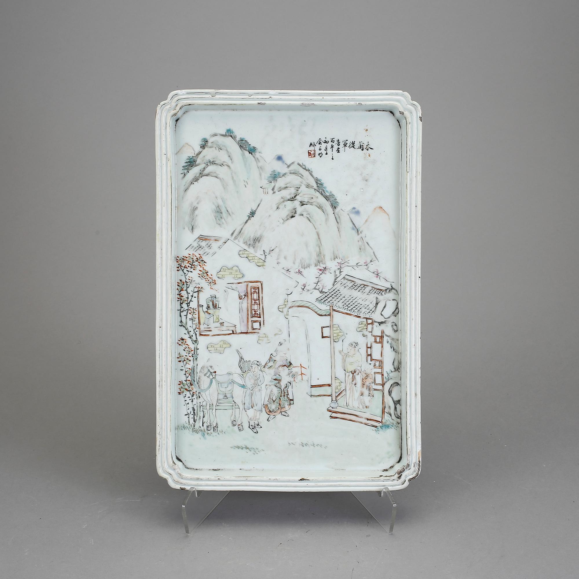 FAT, porslin, Kina, 1800-talets slut.