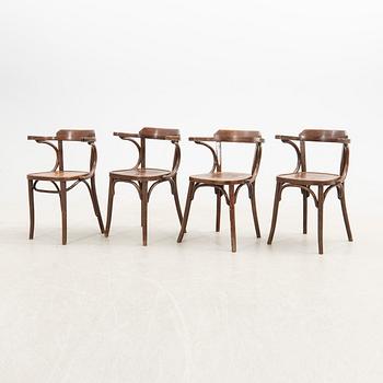 Armchairs 4 pcs, first half of the 20th century.