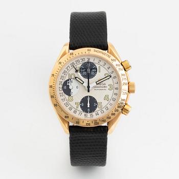Omega, Speedmaster, Day-Date, wristwatch, chronograph, 39 mm.