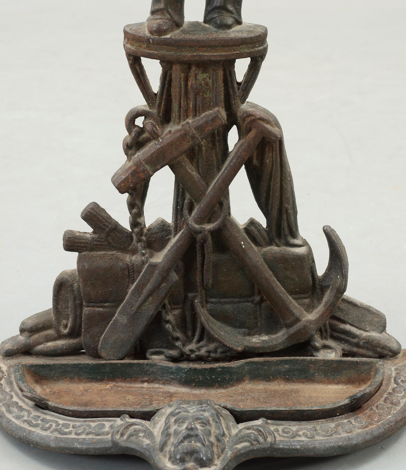PARAPLYSTÄLL, gjutjärn, 1900-talets början.