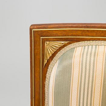 Möblemang, 8 delar, Empirestil, Ryssland, 1900-talets början.