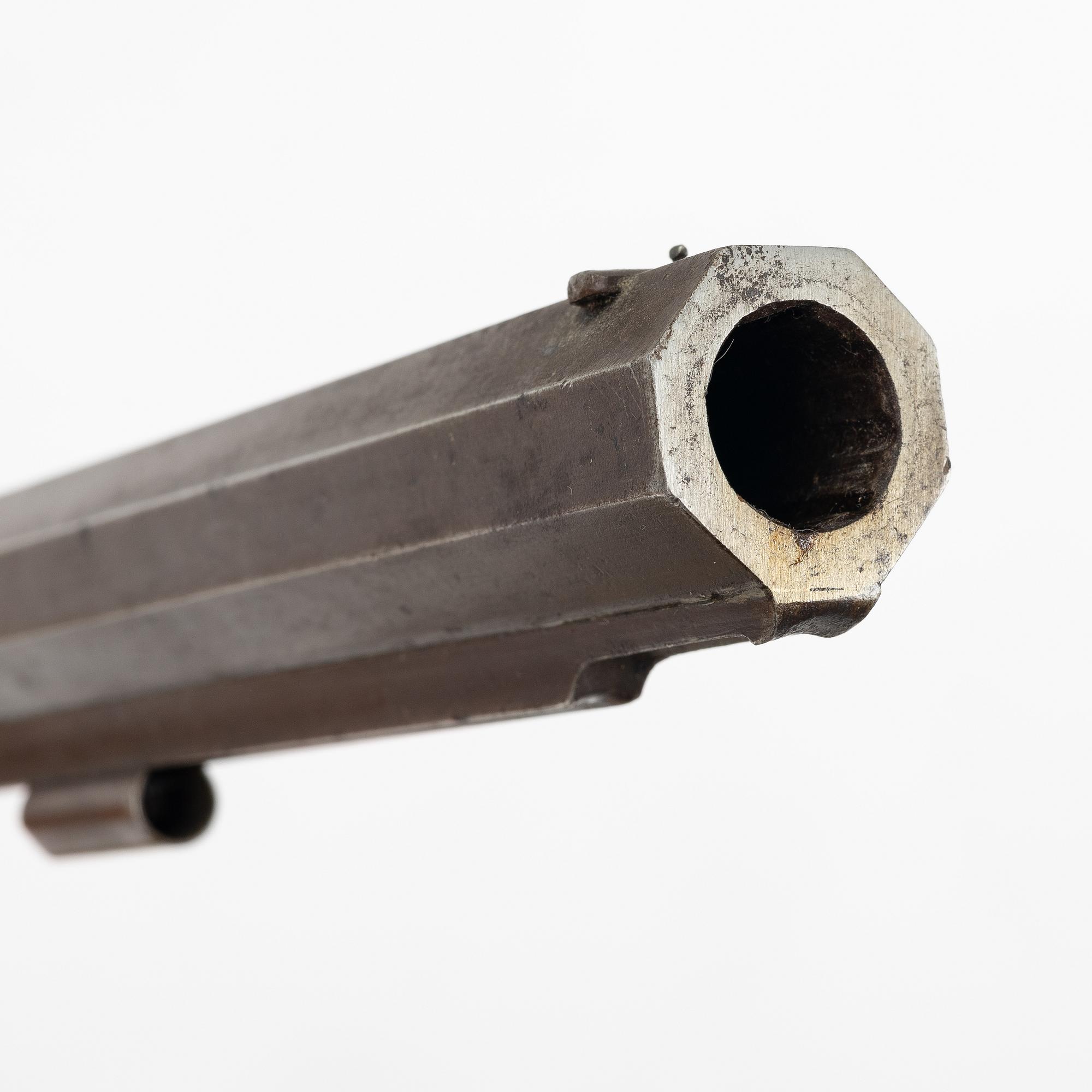 A percussion rifle, mid-19th century, Denmark.