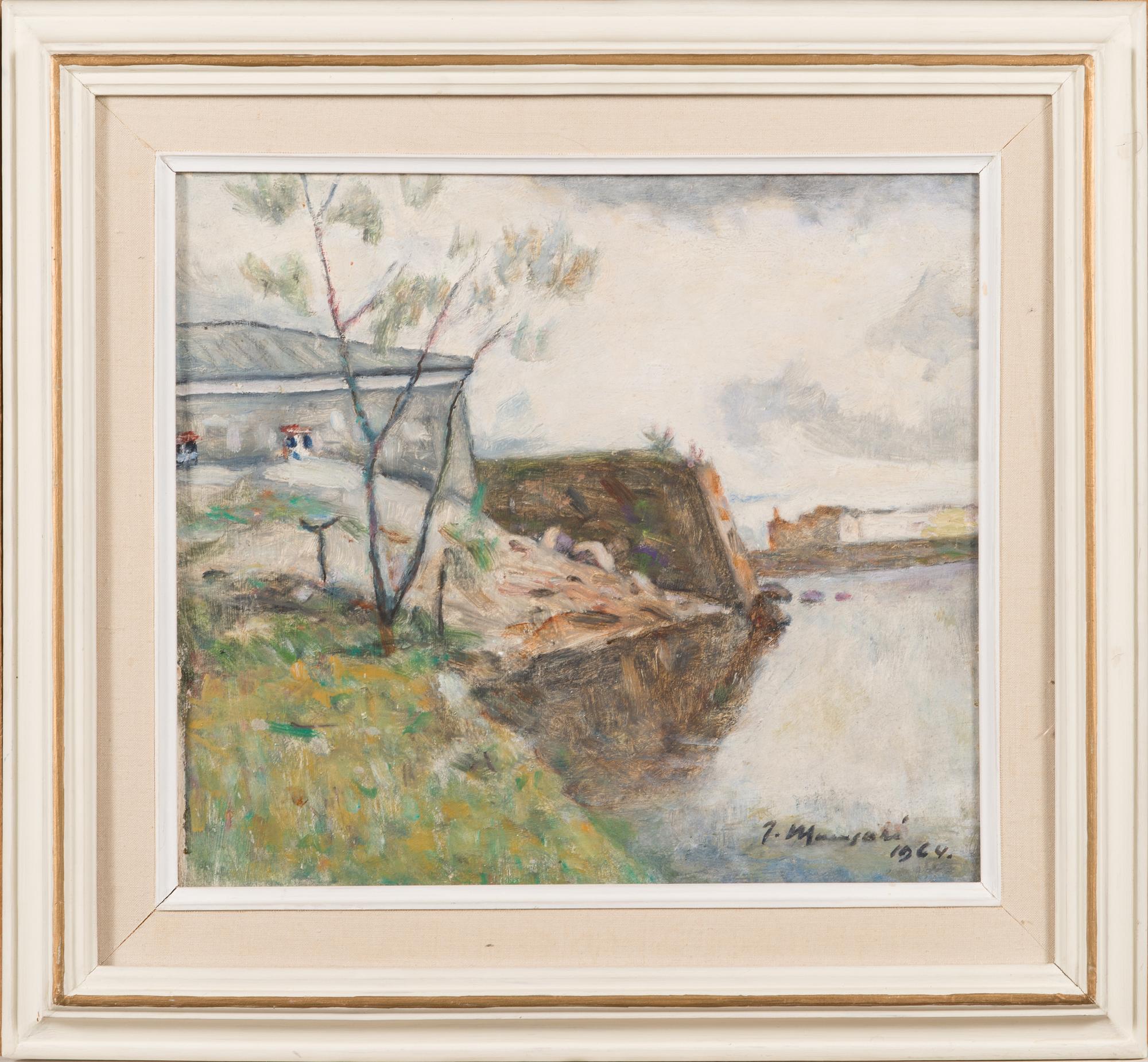 Janne Muusari, oil on canvas, signed and dated 1964.