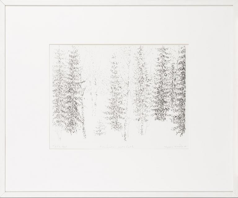 VAPPU HEISKA, lithograph, signed and dated -80, numbered Tpl'a 8/25.