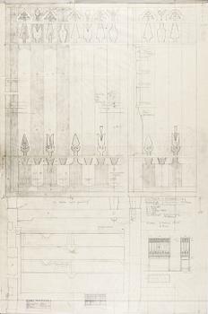 Carl Malmsten, a cabinet, "Raimond", made as a journeyman's piece by cabinetmaker Gunnar Franke in 1964.