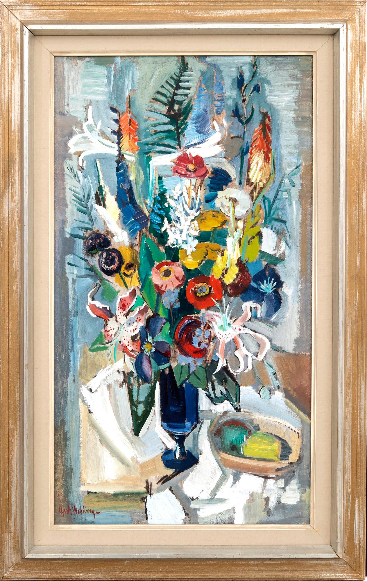 Gerhard Wihlborg  olja på pannå signerad.