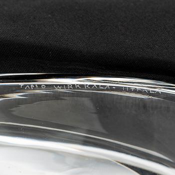 Tapio Wirkkala, two 1950s glass bowls, signed Tapio Wirkkala - Iittala.