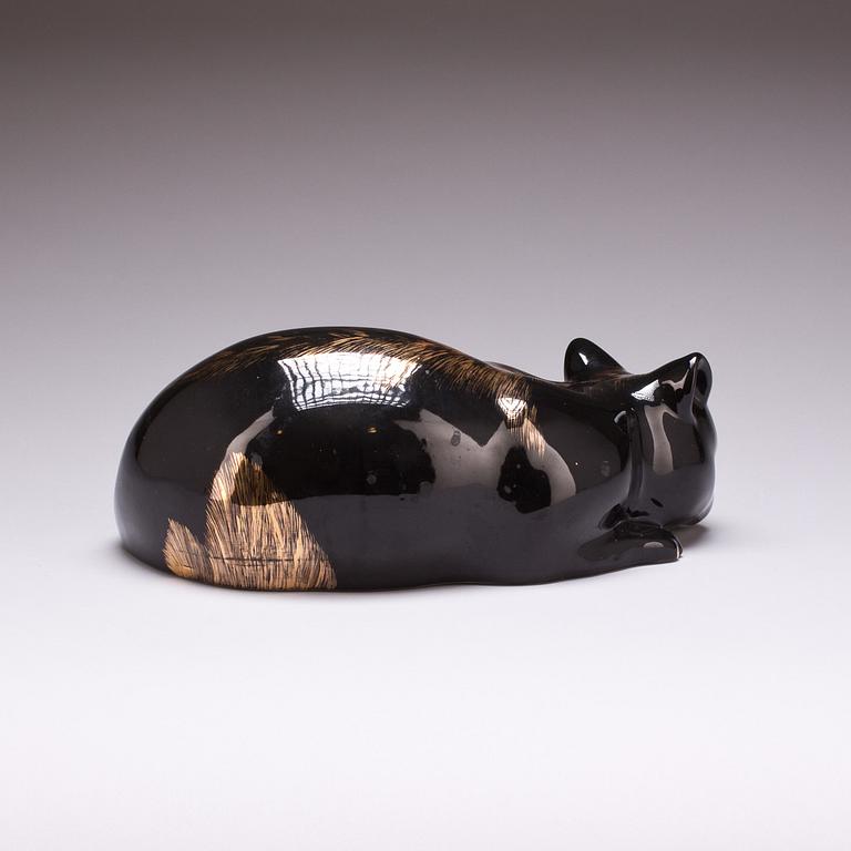 KATT, porslin. Fornasetti. 1900-talets andra hälft.