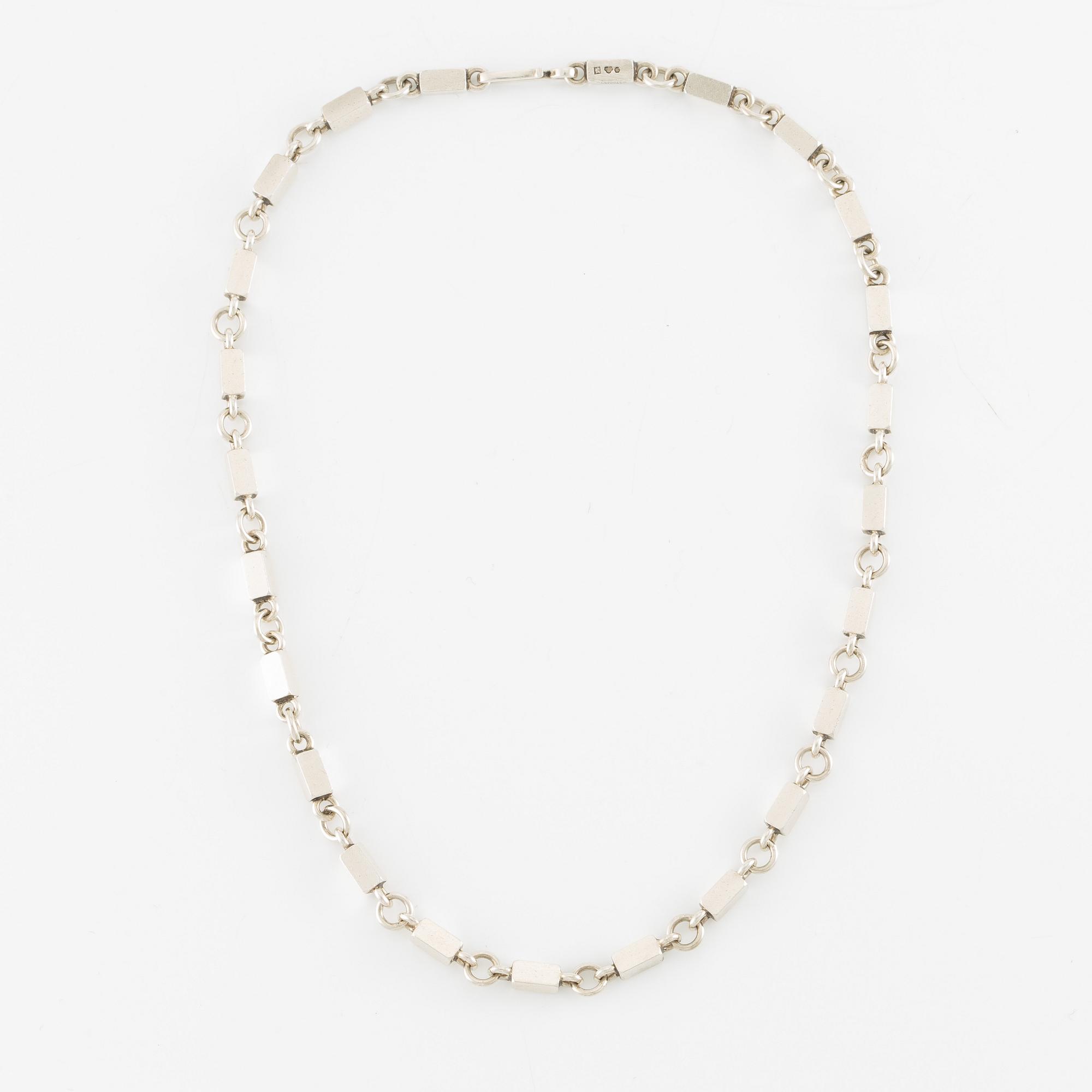 Wiwen Nilsson, collier, sterlingsilver, Lund 1948.