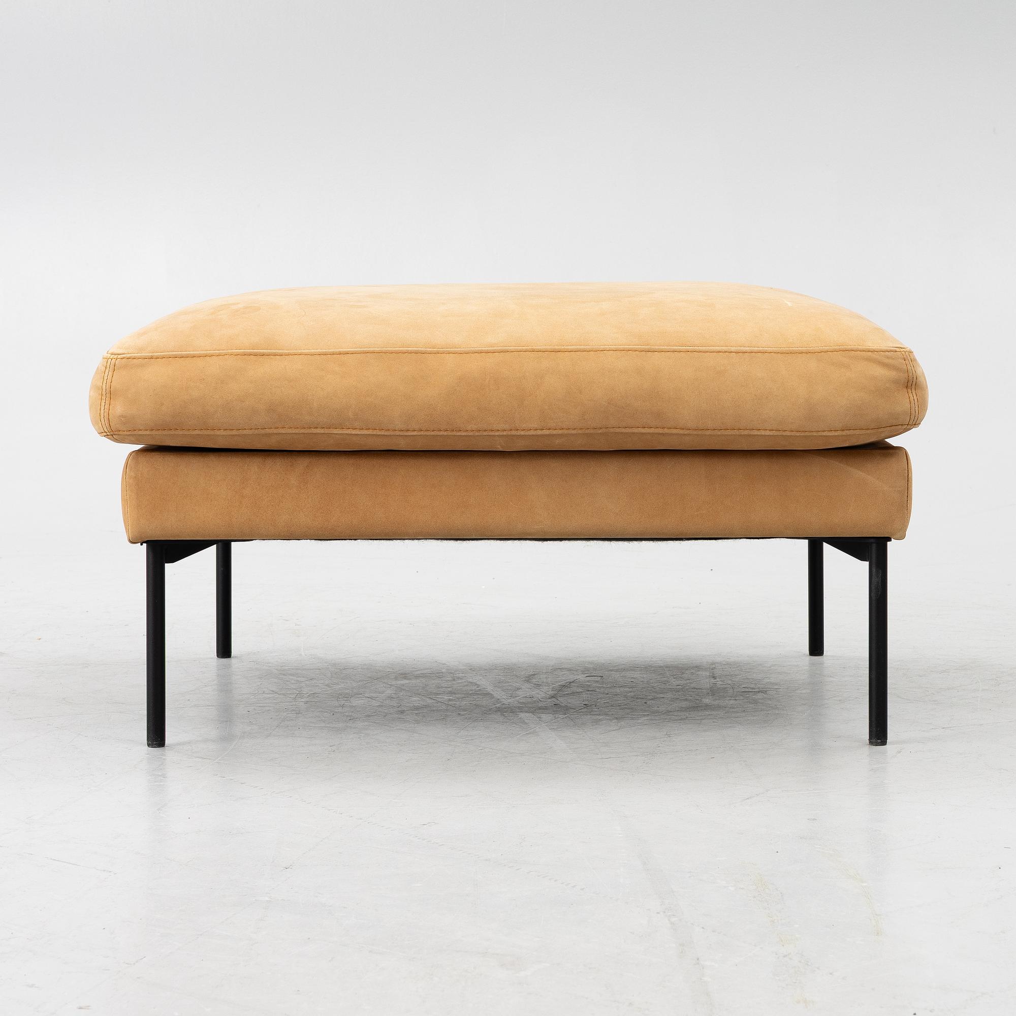 Sofa with footstool/chaise longue, exceptional, period.