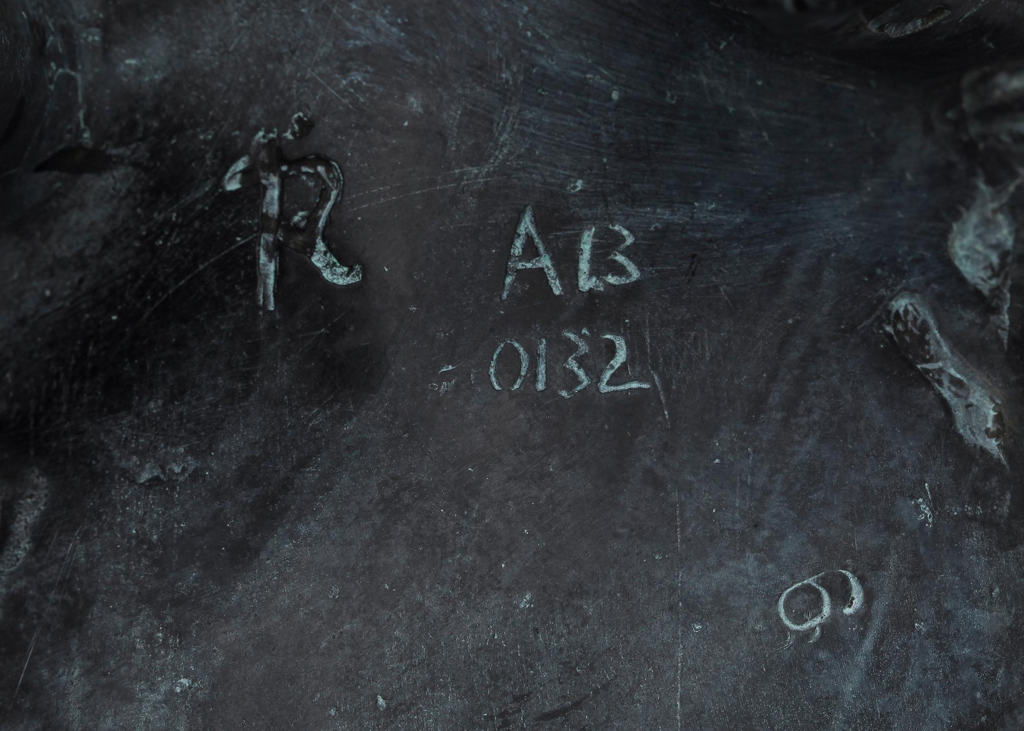 FIGRUIN, brons, orientalisk, 1900-tal.