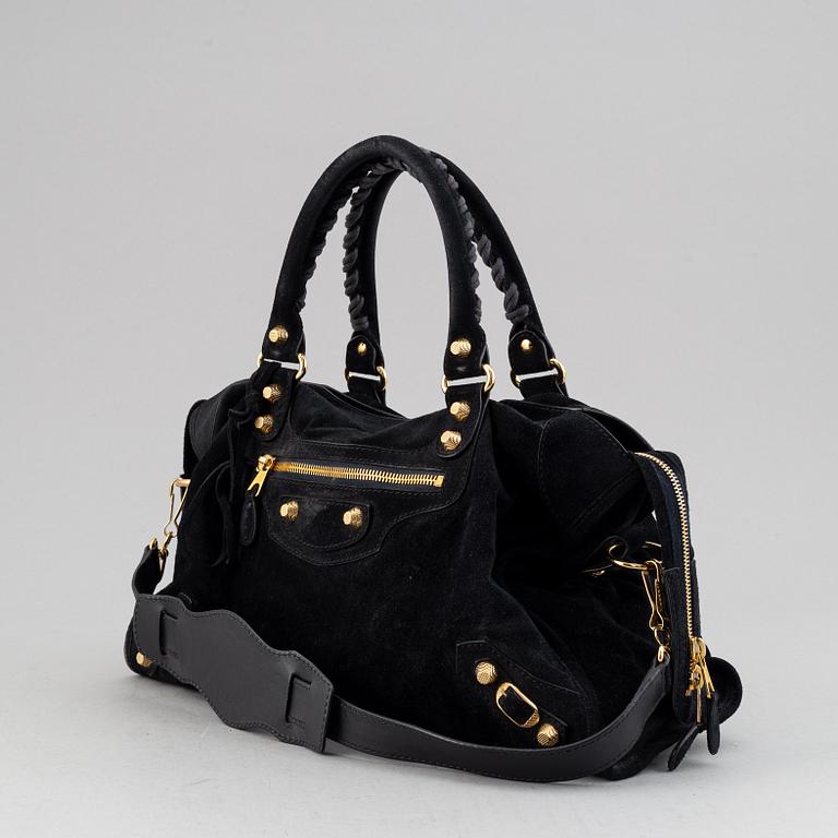 Balenciaga, a suede 'City Bag'.