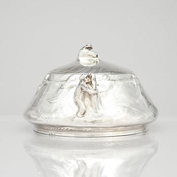 Aron Jerndahl, a silver tureen 'Dansen' (the Dance) executed by Johan August Ferngren Stockholm 1930.