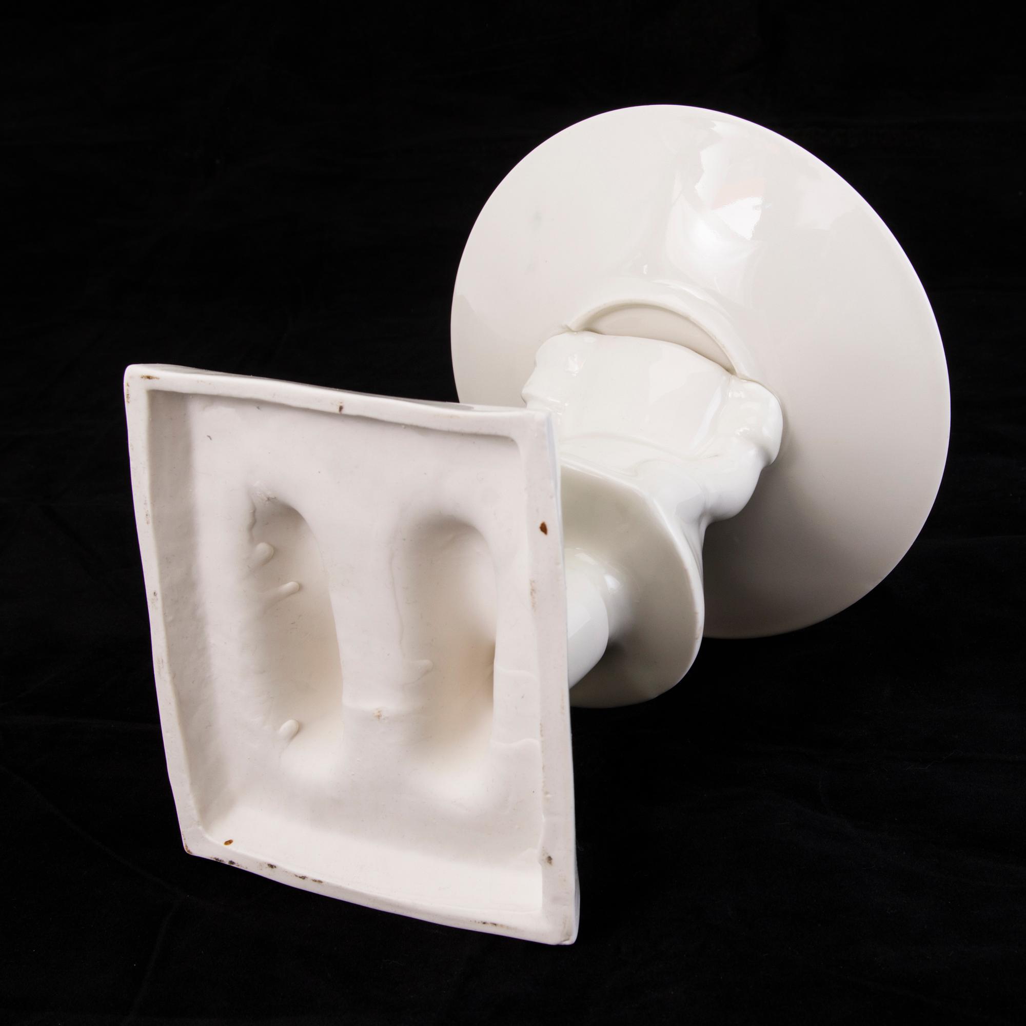 KIM SIMONSSON, tarjoiluvati, posliinia, signeerattu KIM 2013.