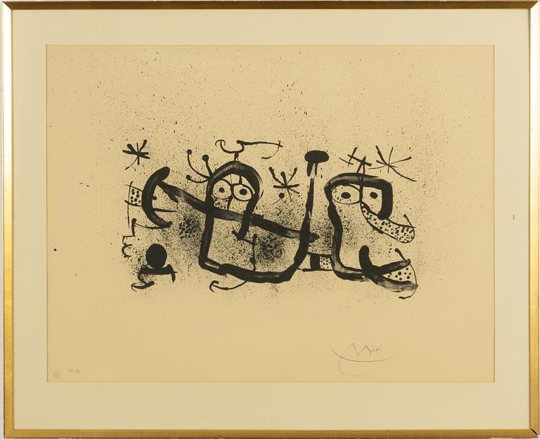 Joan Miró, "Ma de proverbis".