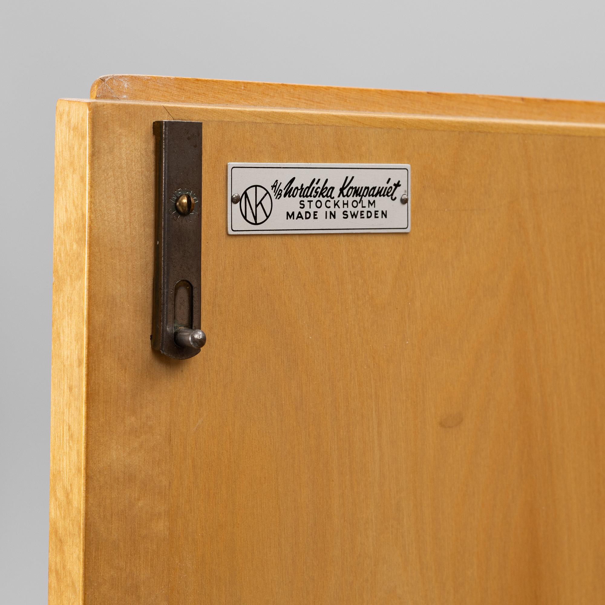 Cabinet, mid-20th century, Nordiska kompaniet.