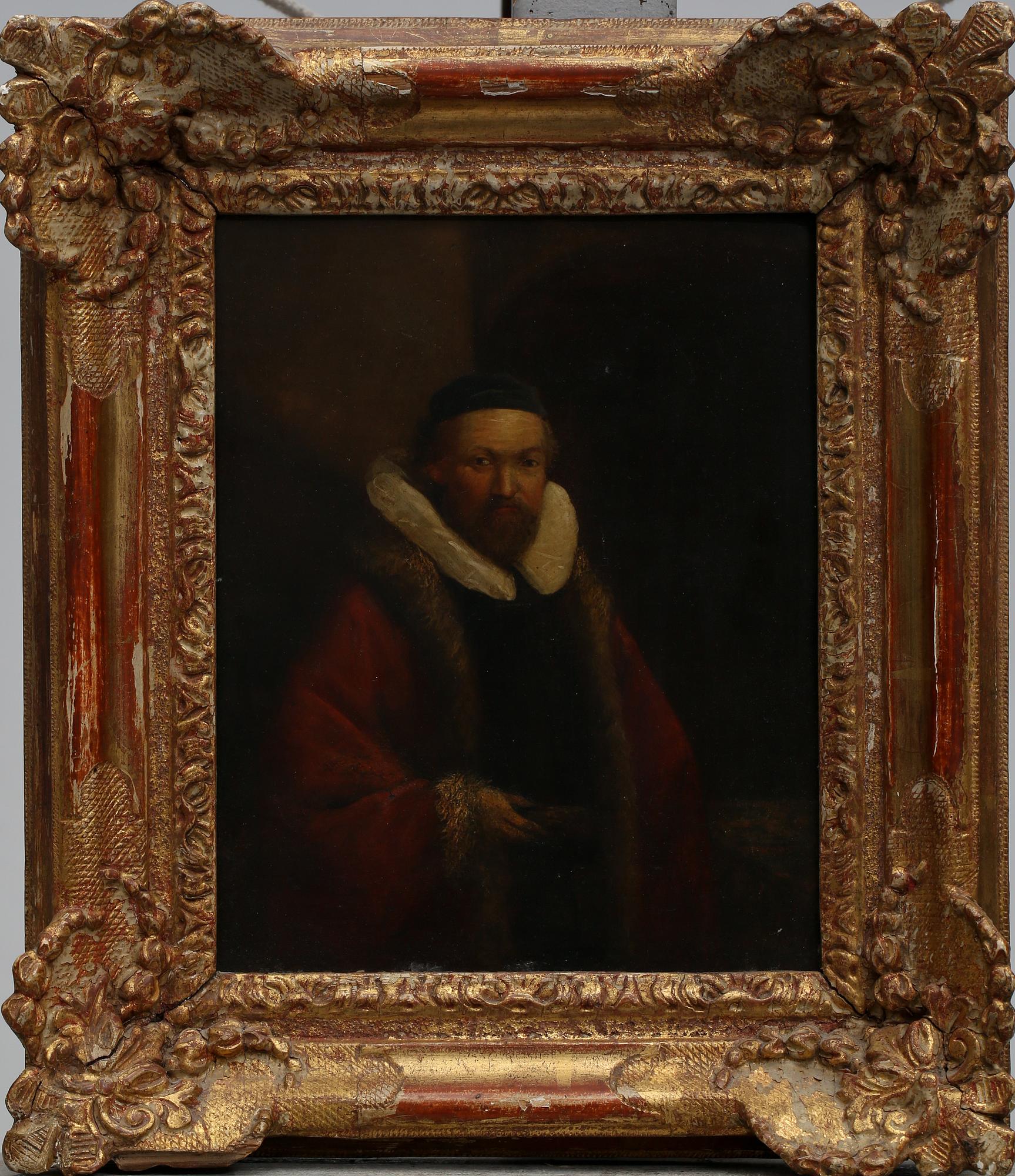 OKÄND KONSTNÄR, olja på kopparplåt, 1700-/1800-tal.