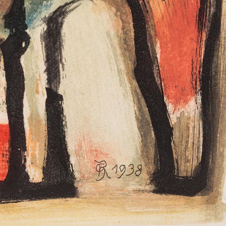 Georges Rouault, "Trio", from "Fleure du mal".