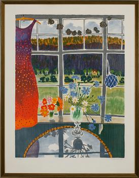 MONA HUSS WALIN, färglitografi, sign och dat -79, 207/460.