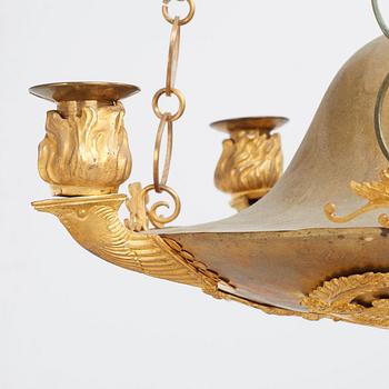 AMPEL, för fyra ljus, Sverige, 1800-tal, Karl Johan.