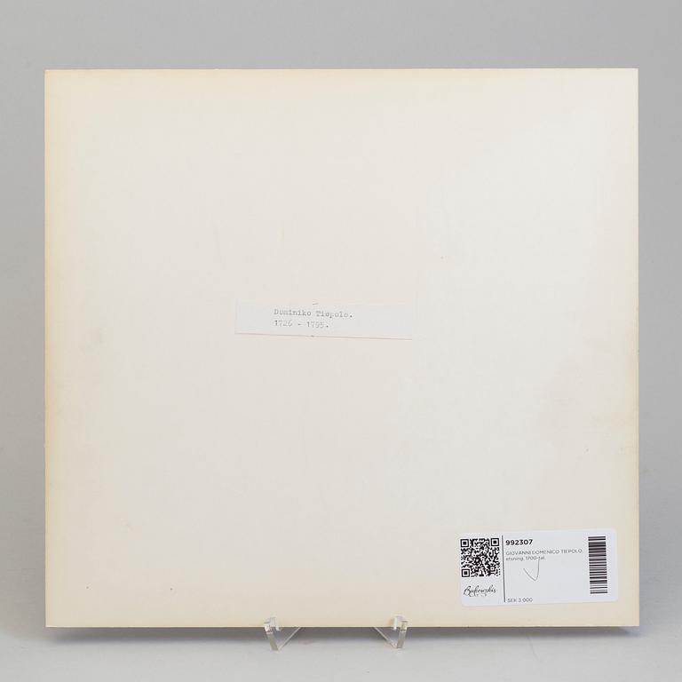 GIOVANNI DOMENICO TIEPOLO, etching, 18th century.