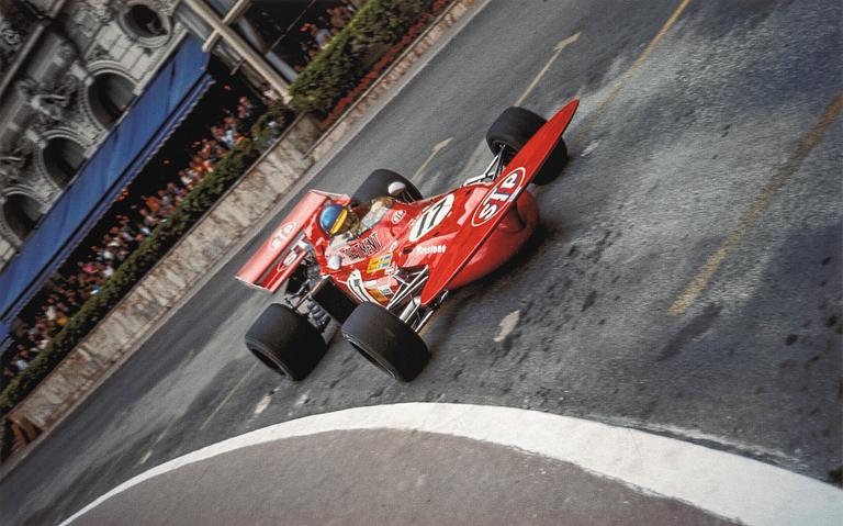 Kenneth Olausson, 'Ronnie Peterson during his breakthrough at the 1971 Monaco Grand Prix'.
