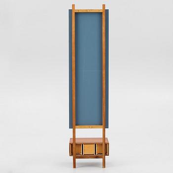 Uno & Östen Kristiansson,  hallmöbel/spegel med hylla, 1960/70-tal.