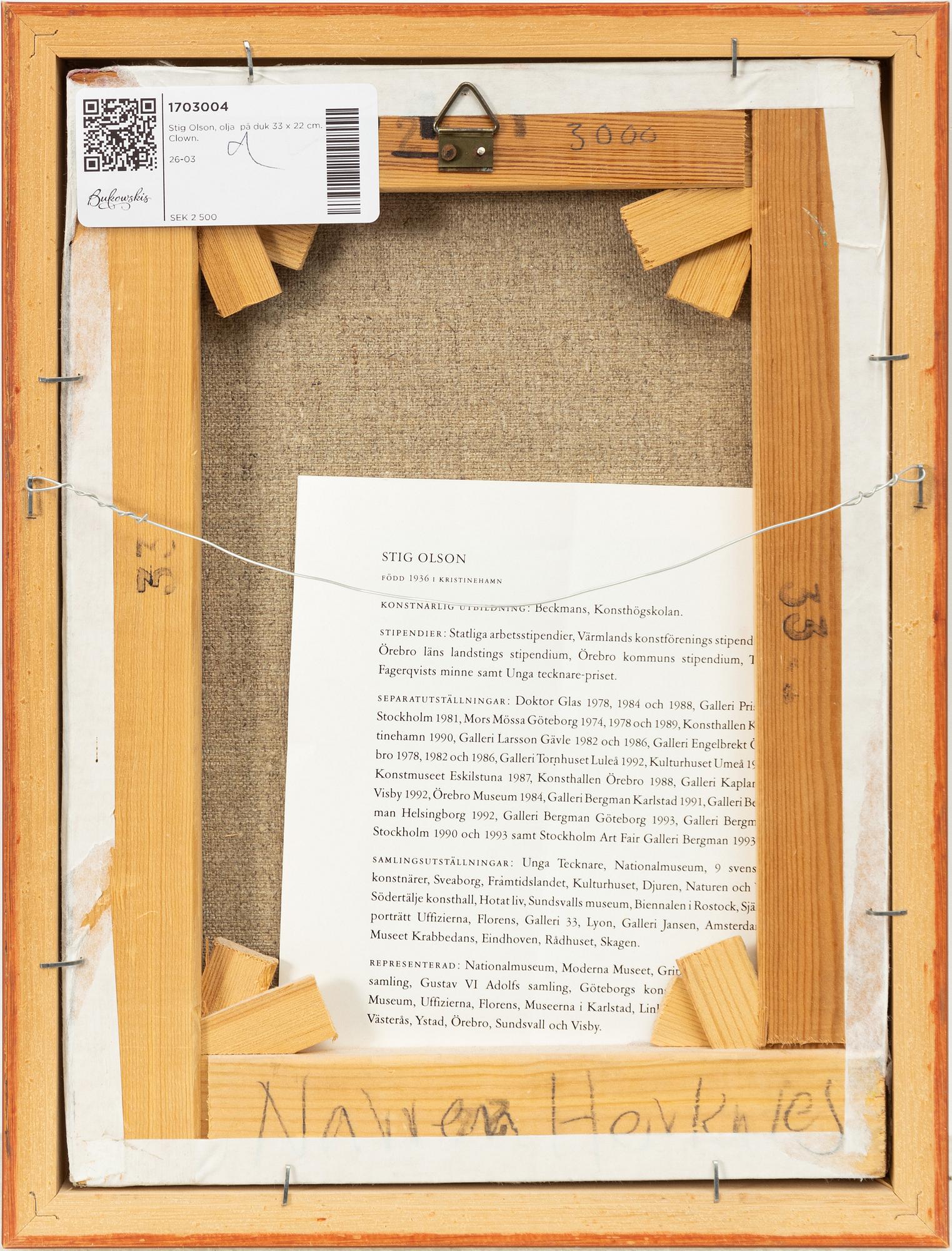 Stig Olson, "Narren Herkules".