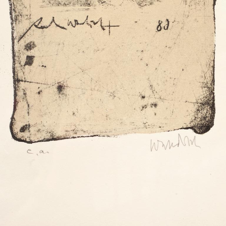 PAUL WUNDERLICH, färglitografier, 2 st, signerade, numrerade 13/100 respektive e.a.