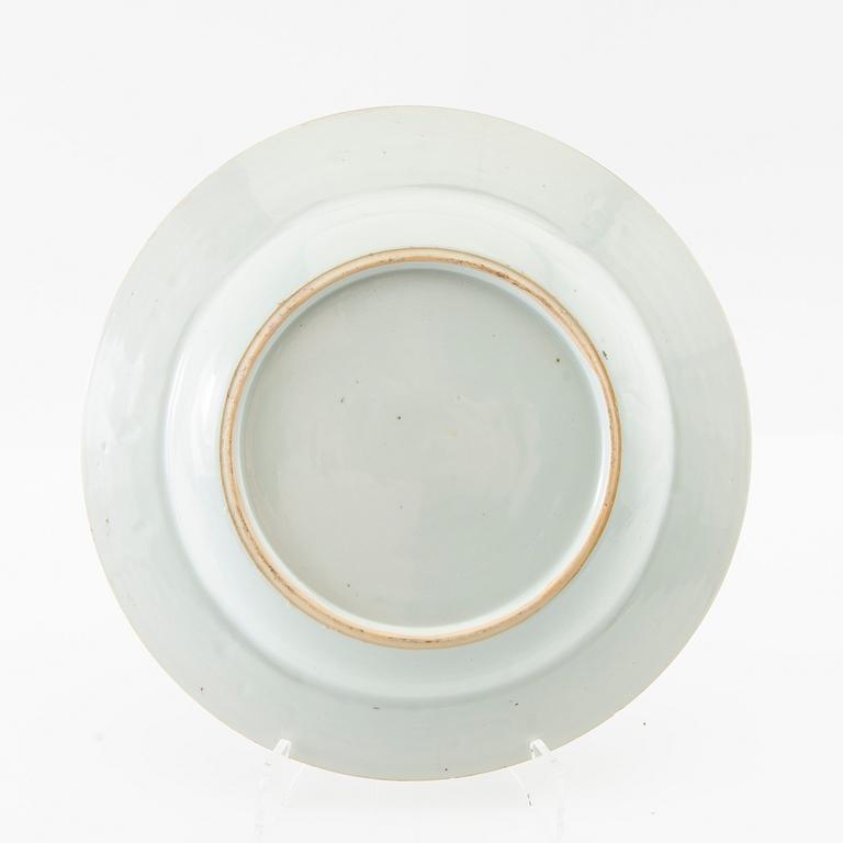 Plate China 18th century porcelain.